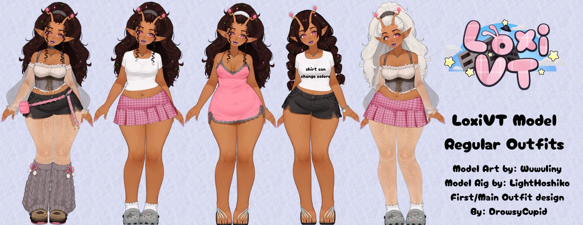 loxi_vt's tweet photo. HiHi I’m Loxi Maddox 🛸🏩 

     ⋆˚⊹🩷⊹˚⋆

Heres my 2d Model Regular OutfitsRefs

🎨:@/Wuwuliny
⚙️:@/LightHoshiko

Info, Links, &amp; More Credit ◡̈ ↴
https://t.co/ul9HAB5ZUr
https://t.co/45qjzVbbZ8
&amp; even more in quoted tweet

General/Art tag: #LoxiVT
18+/Ecchi tag: #LoxiPlus https://t.co/6jYy3Z4TVg