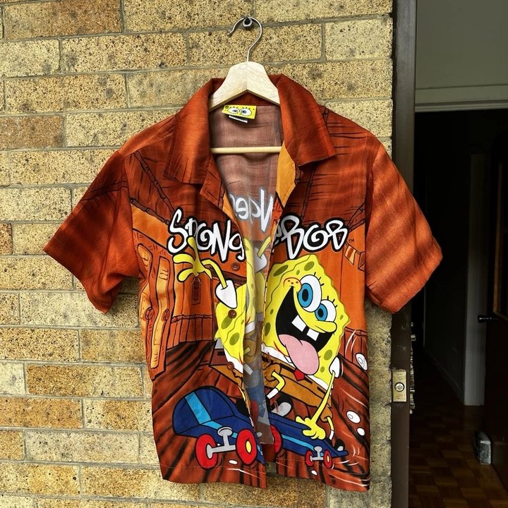 A SpongeBob button-up from 2004.