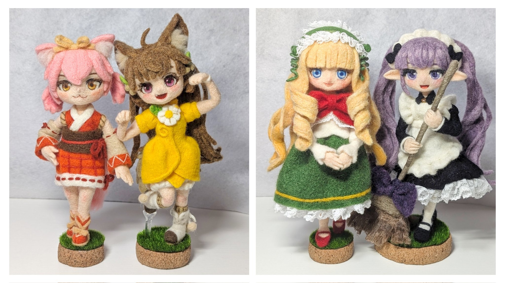 ✿羊毛フェルト✿みや様✿グレー羊さん✿たんぽぽ✿ハチさん、他✿ Amazon.co.jp: Getrays 20個 羊毛フェルト 蜂、ミニ ミツバチ