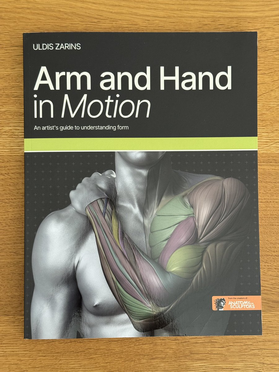スカルプターのための美術解剖学の4巻目（運動中の腕と手）が届きました。