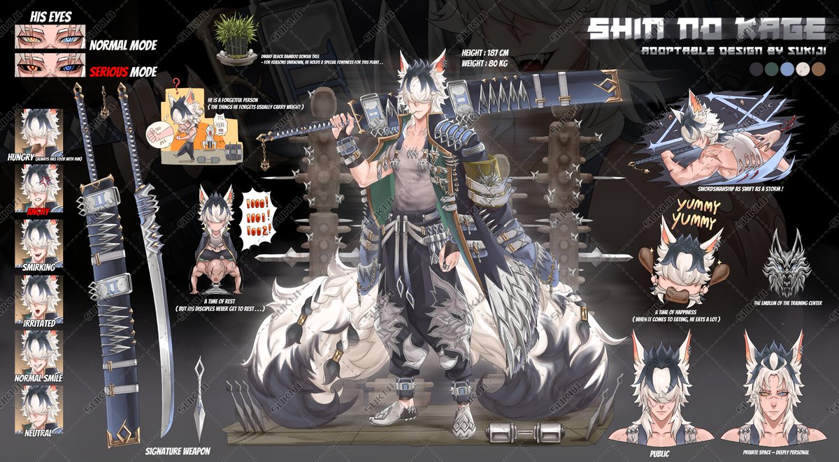 sukiji5's tweet photo. Auction Open Now !
killertrainer Adoptable
SB (Starting Bid) : 70 USD
Bid increment : 3 USD
AB 1 (Auto Buy 1) : 350 USD
AB 2 (Auto Buy 2) : 1000 USD
#adoptables #charactersheet #halfblood #devill #kemonomimi #characterdesign
info below 🔽 https://t.co/2uQz0rPTff