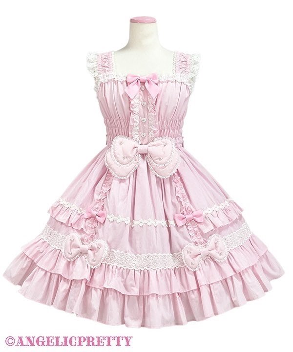 ☆Angelic Pretty☆Baby Toysサロペット〈ピンク〉☆ Baby Toys Salopette by Angelic Pretty