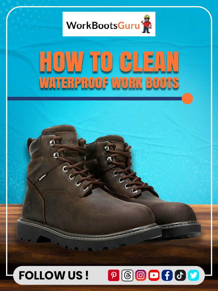 GuruBoots's tweet image. Clean, condition, and waterproof your work boots easily with this simple step-by-step guide.

Click to shop now:
workbootsguru.com/offers/

Click to know more:
workbootsguru.com/how-to-clean-w…

#BootCare #WaterproofBoots #BootCleaning #DurableGear #WorkwearTips #LeatherCare  #workbootsguru