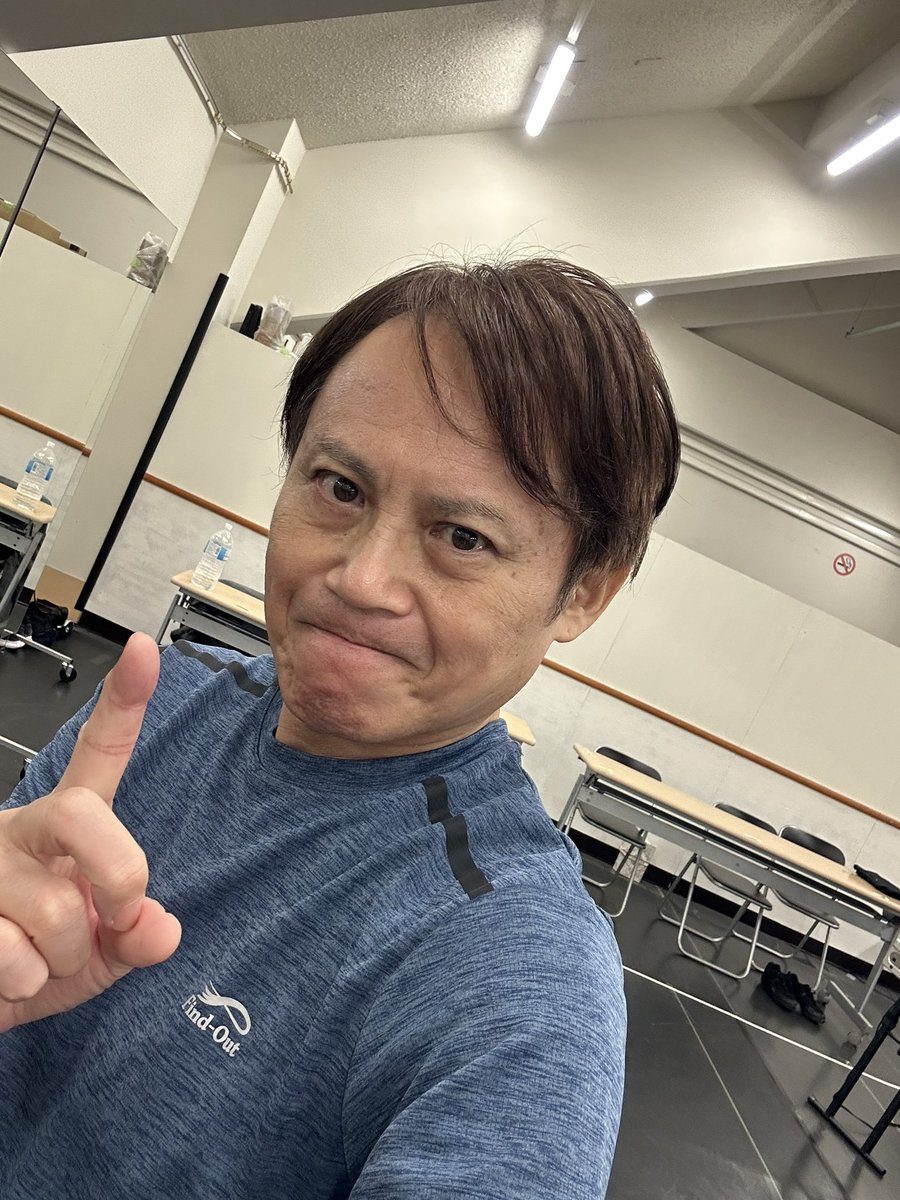 今日は先ずは1人で稽古！