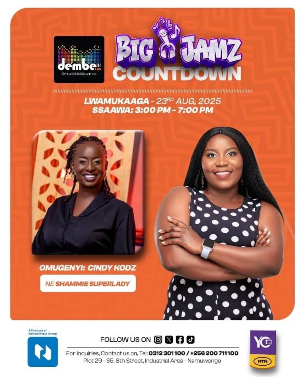 Cindy Kodz (@cindyokodi) on Twitter photo Weāre at it again today spreading #nakupenda to the world #kodicsnation #cindykodz #dembefm <a href="/DembeFm/">90.4 Dembe FM</a>
youtu.be/BrQ5HVNVxHc?si⦠Weāre at it again today spreading #nakupenda to the world #kodicsnation #cindykodz #dembefm <a href="/DembeFm/">90.4 Dembe FM</a>
youtu.be/BrQ5HVNVxHc?siā¦