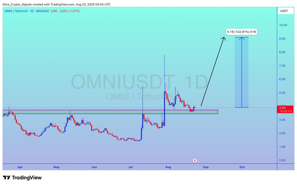 Allice_Crypto's tweet photo. $OMNI
UPDATE
#OMNI is at a strong support level. Be ready guys this is ready for another bullish wave. Expecting 100%+ gain here โ๐ป
#OMNIUSDT #OMNIBTC #BTC #Bitcoin https://t.co/5dyeH3LGRK