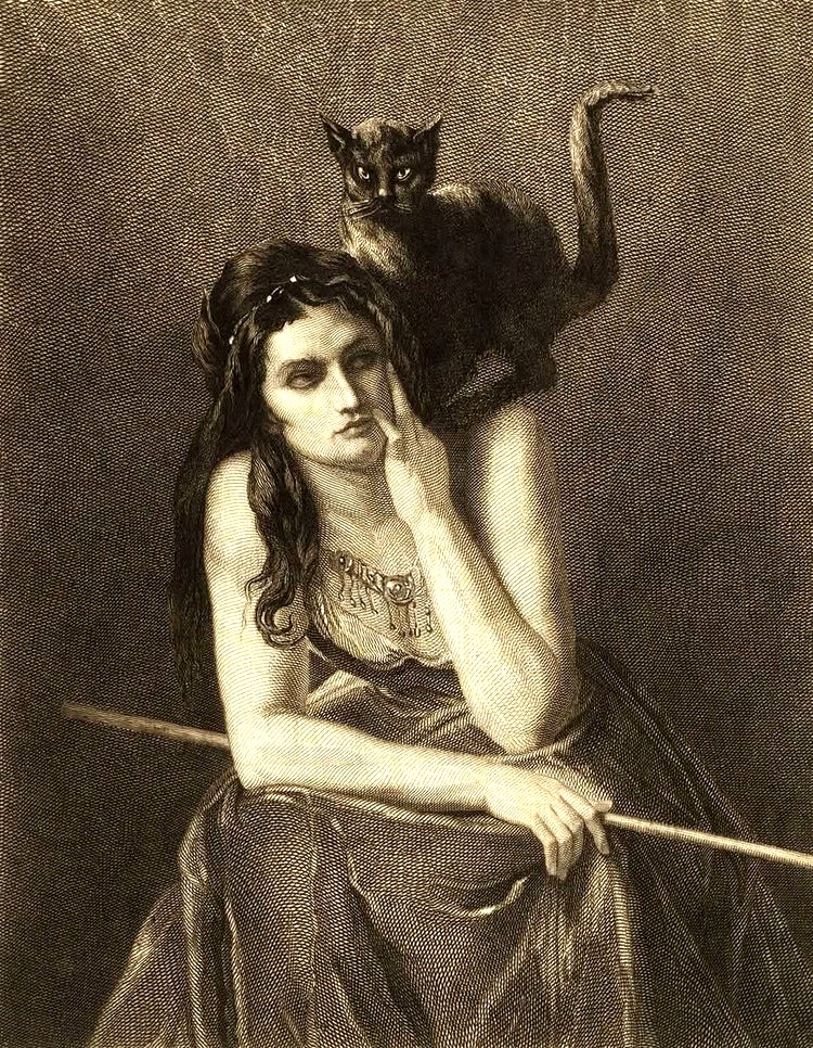 Once[a Cat] has given its love, what absolute confidence, what fidelity of affection! It will make itself the companion of your work, of loneliness or of sadness

📓Ménagerie Intime 1869
🖊️Théophile(French Poet)
🖼️Cat on Her Shoulder 1875
🎨Auguste Danse(Belgian Engraver)

ᓚᘏᗢ