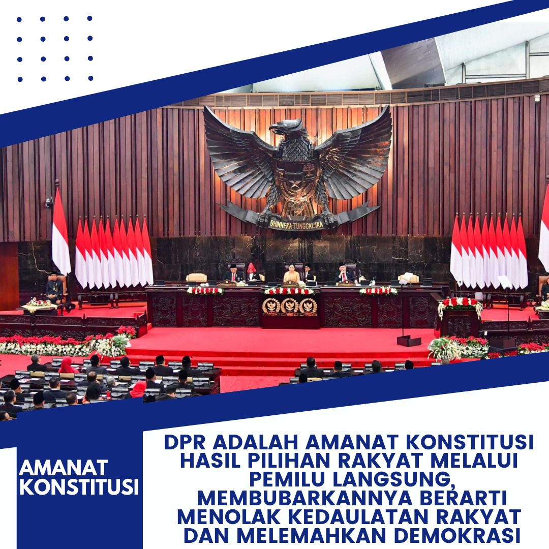 nanaykla's tweet photo. Tetep pertahankan dan berikan pengawasan agar kedaulatan rakyat dan demokrasi terus berjalan
Amanat Konstitusi https://t.co/6MXT3W2iMd