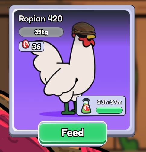 <a href="/chikn_nft/">Chikn 🔺</a> community is built different. In <a href="/RopianSan/">Ropian</a>'s honour, <a href="/spicydevstudio/">SPICY Studio 🌶️</a> bought one Ropian <a href="/RoostrNFT/">Roostr 🔺</a>. I know he's rockin' the Grandpa cap somewhere up there. Can't wait to see the new and updated Ropian trait live. 💟