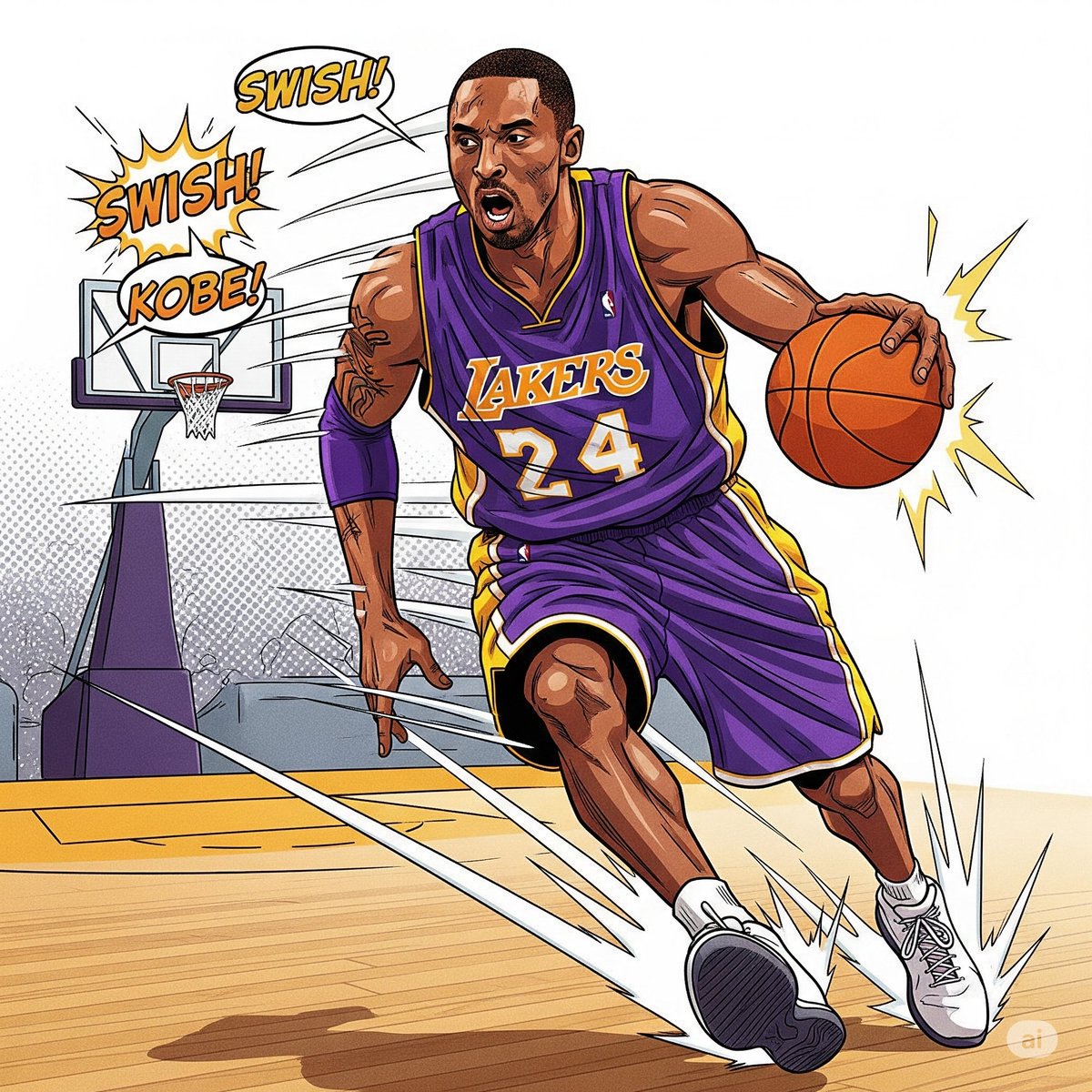 🏀 Hoy celebramos la vida de una leyenda.
Un 23 de agosto de 1978 nacía Kobe Bryant, el eterno Black Mamba.
Su pasión, disciplina y mentalidad nos enseñaron que los límites solo existen para romperse. 
Gracias por inspirar al mundo, Mamba. 
#KobeBryant #MambaMentality #Leyenda