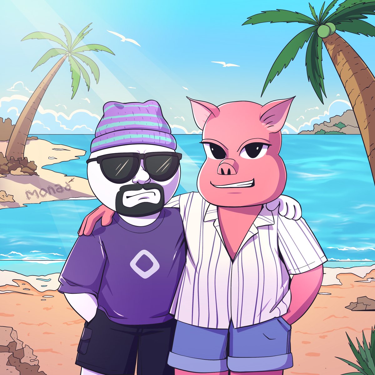 MonadPigs (@monadpigs) on Twitter photo We’re excited to partner up with <a href="/csfmly/">C's Family</a>, a cult community on Monad💜
🎟️5 GTD WL spots for C's Family
🐷5 GTD WL spots for MonadPigs
To enter:
Follow <a href="/MonadPigs/">MonadPigs</a> & <a href="/csfmly/">C's Family</a>
RT & tag your nads We’re excited to partner up with <a href="/csfmly/">C's Family</a>, a cult community on Monad💜
🎟️5 GTD WL spots for C's Family
🐷5 GTD WL spots for MonadPigs
To enter:
Follow <a href="/MonadPigs/">MonadPigs</a> & <a href="/csfmly/">C's Family</a>
RT & tag your nads