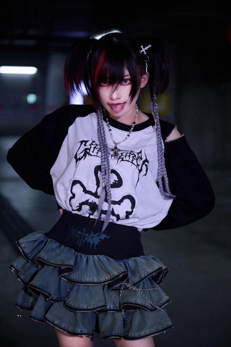Grrr the Lipper 悪魔NOジップスカート ガルル 地雷系 Grrr the Lipper【ガルルザリッパー】 悪魔NOジップスカート~朔