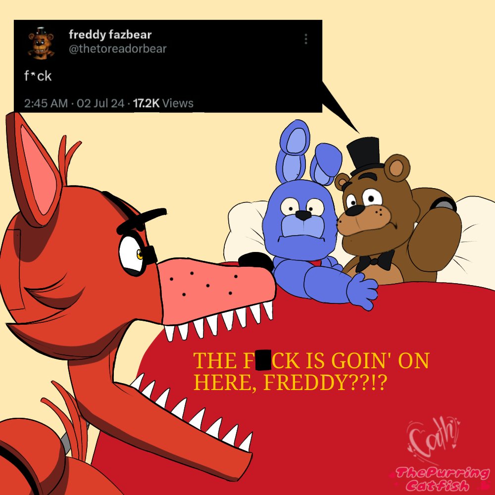 (Repost)
"Fazbear Says" Doodles 🐻🎩
#FNAF #FiveNightsAtFreddys