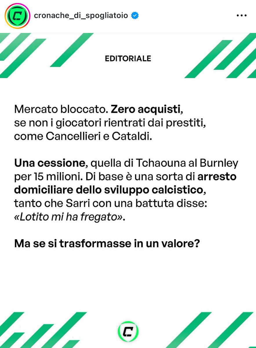 La comunicazione che c’é attorno alla Lazio.