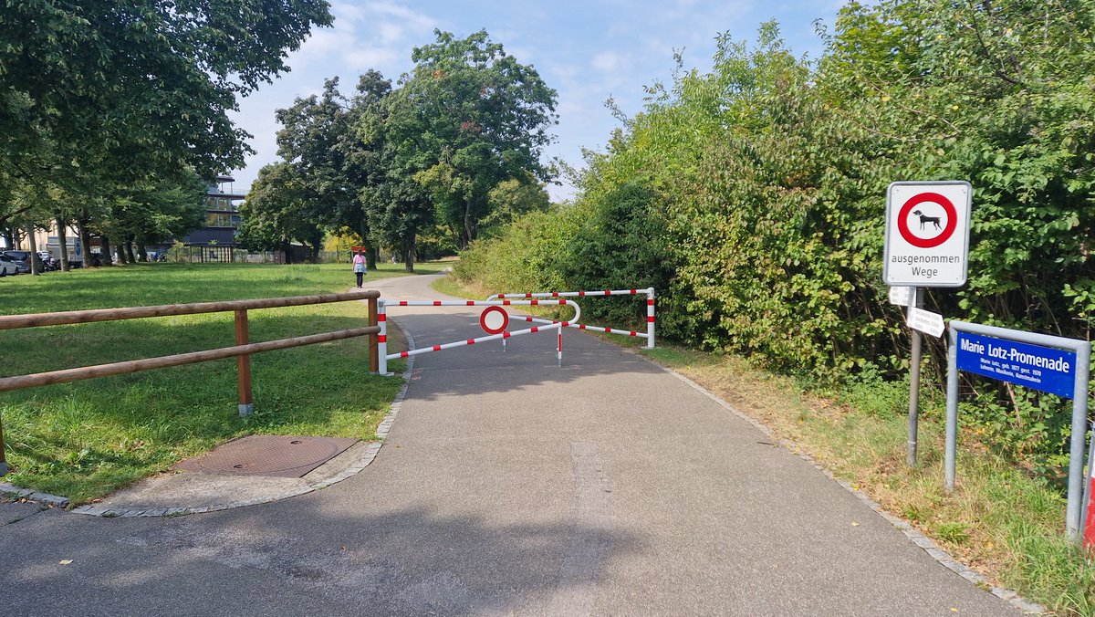 Daniel Seiler (@seiler_daniel) on Twitter photo Symbolbild für unsere Verbotsgesellschaft. Wo vor kurzem noch ein beliebter Veloweg war. 🤔 #Birsfelden #VelostadtBasel #MiteinanderImVerkehr Symbolbild für unsere Verbotsgesellschaft. Wo vor kurzem noch ein beliebter Veloweg war. 🤔 #Birsfelden #VelostadtBasel #MiteinanderImVerkehr