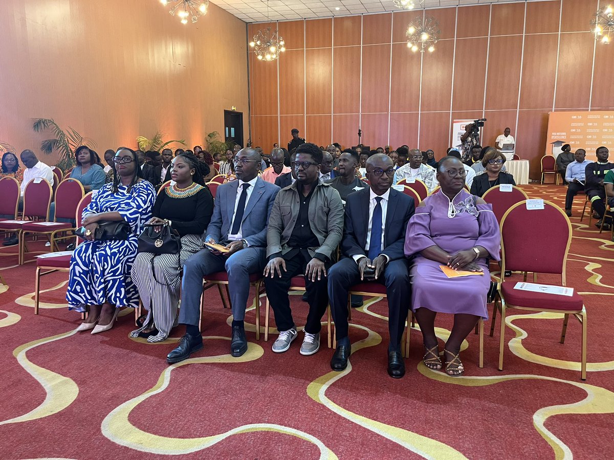 CIEofficiel's tweet photo. 🚨✨ Arrivée des personnalités !
Le Directeur Général de la CIE, M. Jean Christian Tukson, et le Mentor PNE 2025, M. Régis BAMBA, co-fondateur de Djamo, font leur entrée à l’Espace Latrille Events.
#PNECIE2025 #CIE #Excellence #MentorExcellence #Education #Djamo https://t.co/woAp3GKLRN
