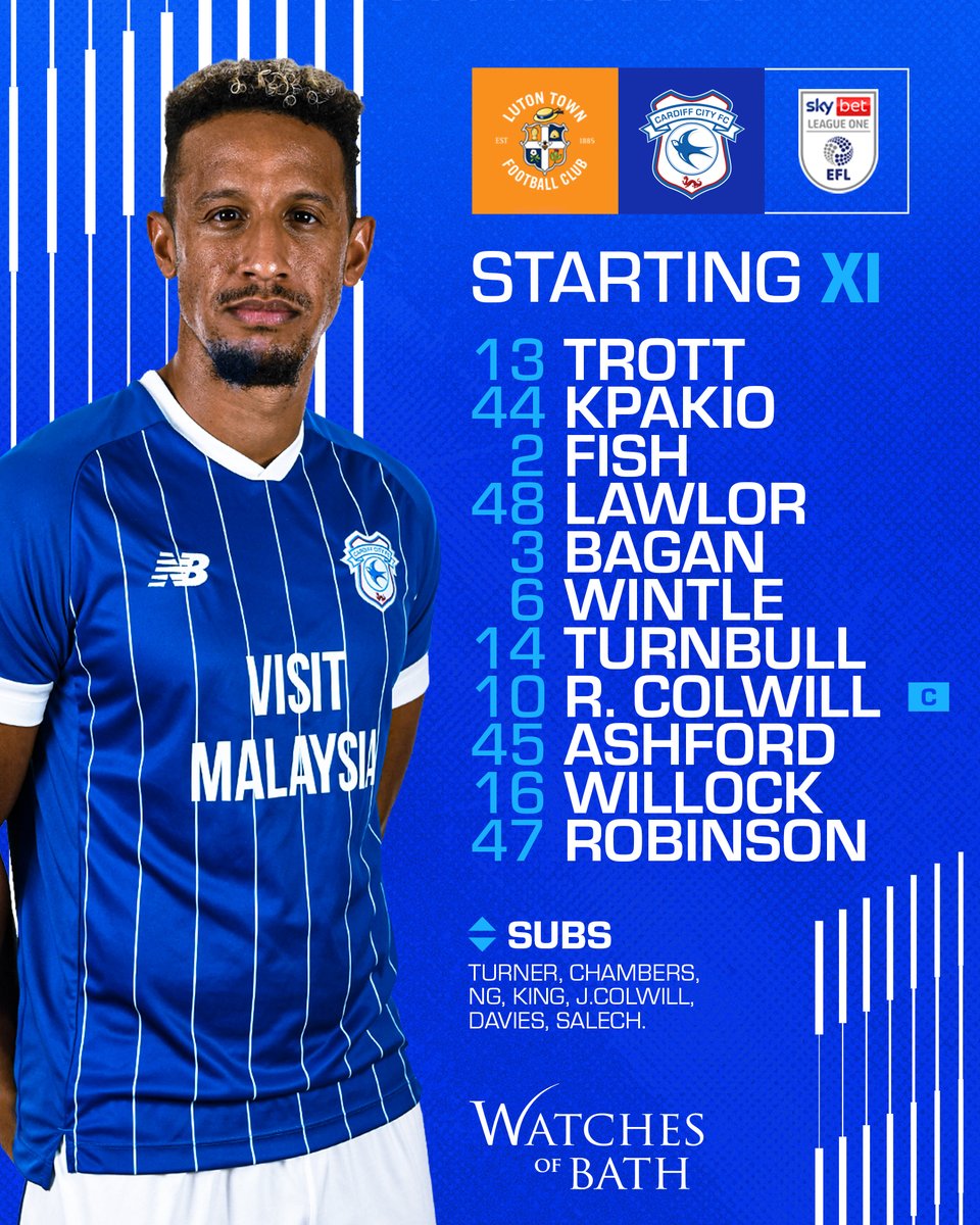 Cardiff City FC (@cardiffcityfc) on Twitter photo 🔢
Three changes from Tuesday's win - <a href="/chriswillock/">chriswillock</a>, <a href="/10DavidTurnbull/">David Turnbull</a> and <a href="/CallumRobinson7/">Callum Robinson</a> come in 💪
Perry 🆖 returns to the matchday squad! 💙
#CityAsOne 🔢
Three changes from Tuesday's win - <a href="/chriswillock/">chriswillock</a>, <a href="/10DavidTurnbull/">David Turnbull</a> and <a href="/CallumRobinson7/">Callum Robinson</a> come in 💪
Perry 🆖 returns to the matchday squad! 💙
#CityAsOne