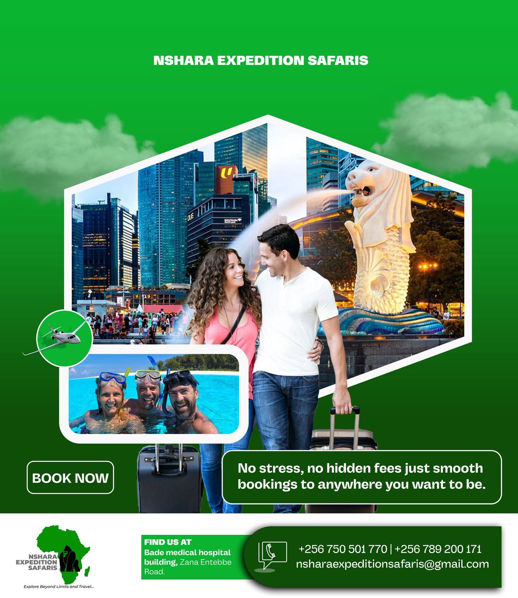 NSHARA EXPEDITION SAFARIS🇺🇬 (@nshara_safaris1) on Twitter photo To travel is to live tour and travel <a href="/Nshara_safaris1/">NSHARA EXPEDITION SAFARIS🇺🇬</a> with us to your home destination <a href="/Nshara_safaris1/">NSHARA EXPEDITION SAFARIS🇺🇬</a> <a href="/ExploreUganda/">Explore Uganda 🇺🇬</a> <a href="/ugwildlife/">Uganda Wildlife Authority</a> <a href="/MTWAUganda/">Ministry of Tourism-Uganda</a> <a href="/ug_tour/">Association of Uganda Tour Operators (AUTO)</a>
0750501770 To travel is to live tour and travel <a href="/Nshara_safaris1/">NSHARA EXPEDITION SAFARIS🇺🇬</a> with us to your home destination <a href="/Nshara_safaris1/">NSHARA EXPEDITION SAFARIS🇺🇬</a> <a href="/ExploreUganda/">Explore Uganda 🇺🇬</a> <a href="/ugwildlife/">Uganda Wildlife Authority</a> <a href="/MTWAUganda/">Ministry of Tourism-Uganda</a> <a href="/ug_tour/">Association of Uganda Tour Operators (AUTO)</a>
0750501770