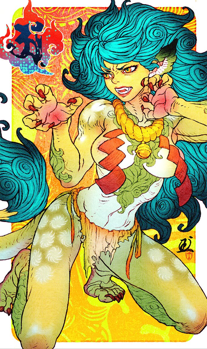 Guardian Lion　獅子
 #oc #illusrtation #art #イラスト