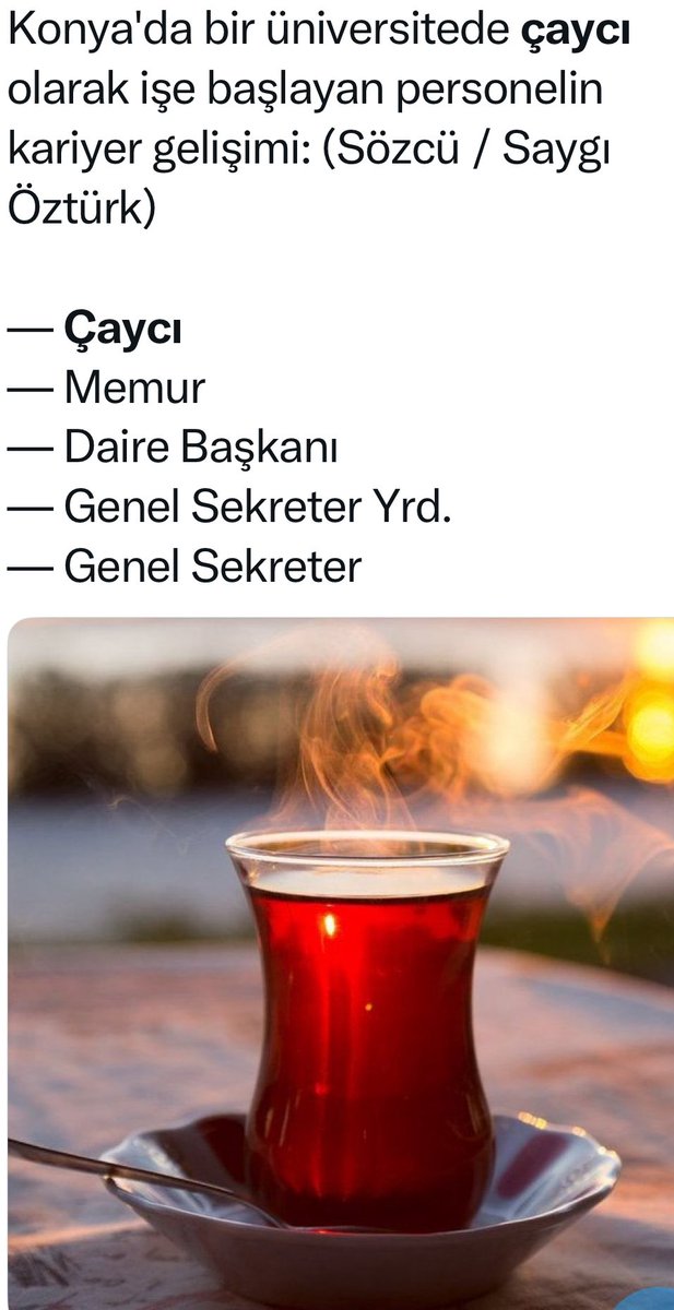 Çaycı olmak ayıp değil…

Ama adam hayatının hiçbir döneminde çaycılık yapmamış. 

İddiayı sordum, araştırdım. Aldığım bilgi aşağıdaki gibi. Takdir sizin…

Hedef gösterilen kişi 2006 yılında KPSS sınavı ile Eskişehir Osmangazi Üniversitesi Kütüphane ve Dokümantasyon Daire