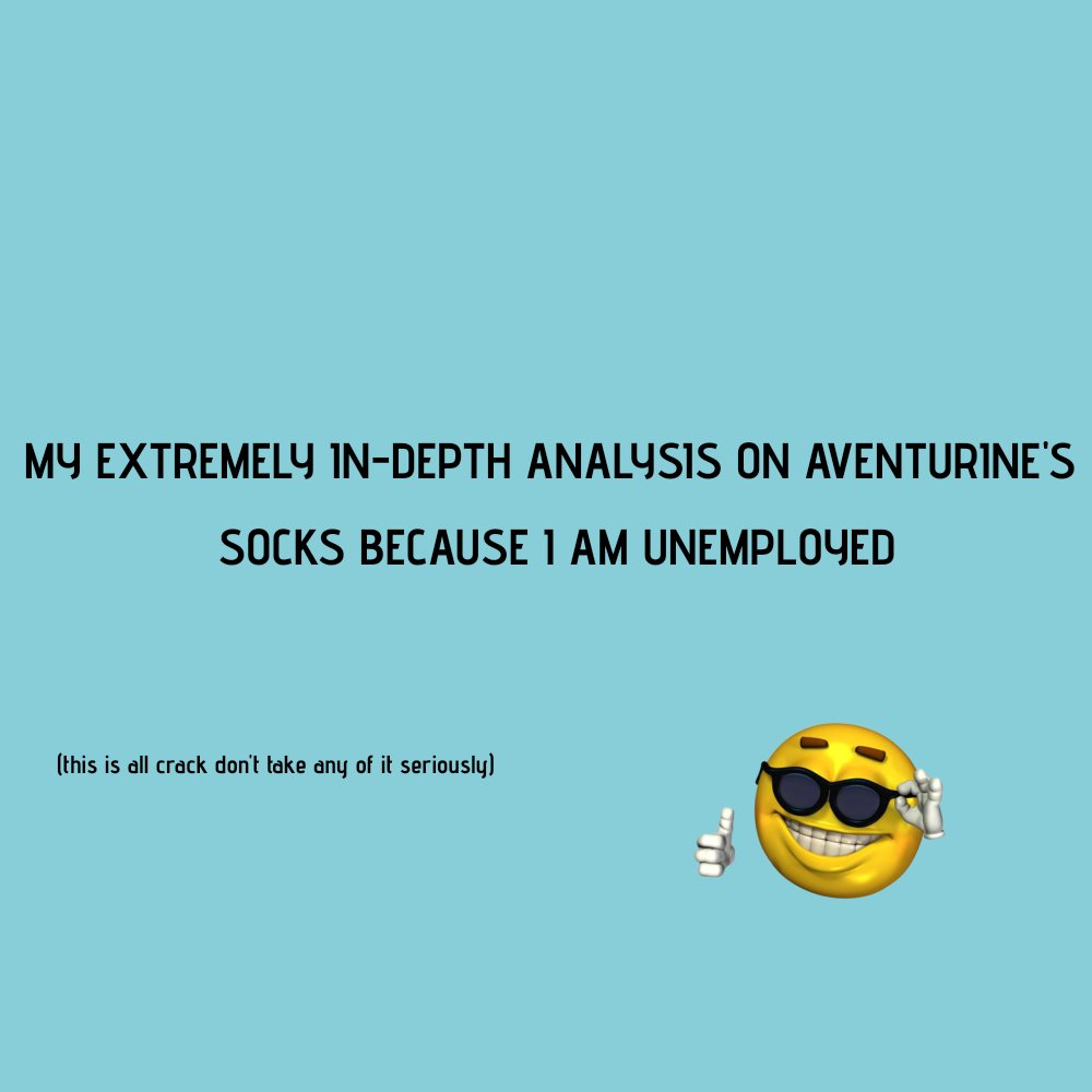 daily aventurine's socks tweet media
