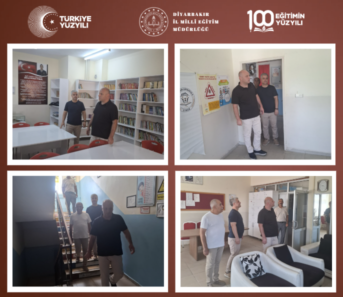 🏫 2025-2026 Eğitim-Öğretim Yılı Hazırlıkları

İl Milli Eğitim Müdürümüz Sn. Salih Sadoğlu, Çınar İlçe Milli Eğitim Müdürü Sn. Özcan Eren ile birlikte
📍 Çınar Beşpınar Ortaokulu’nu ziyaret ederek yerinde incelemelerde bulundu.

<a href="/tcmeb/">Millî Eğitim Bakanlığı</a> <a href="/Yusuf__Tekin/">Yusuf Tekin</a> 
<a href="/vali_zorluoglu/">Murat Zorluoğlu</a>