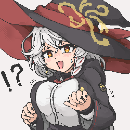 ichi_p_a's tweet photo. ドット絵 白尾エリ https://t.co/nNBKrp6M3f
