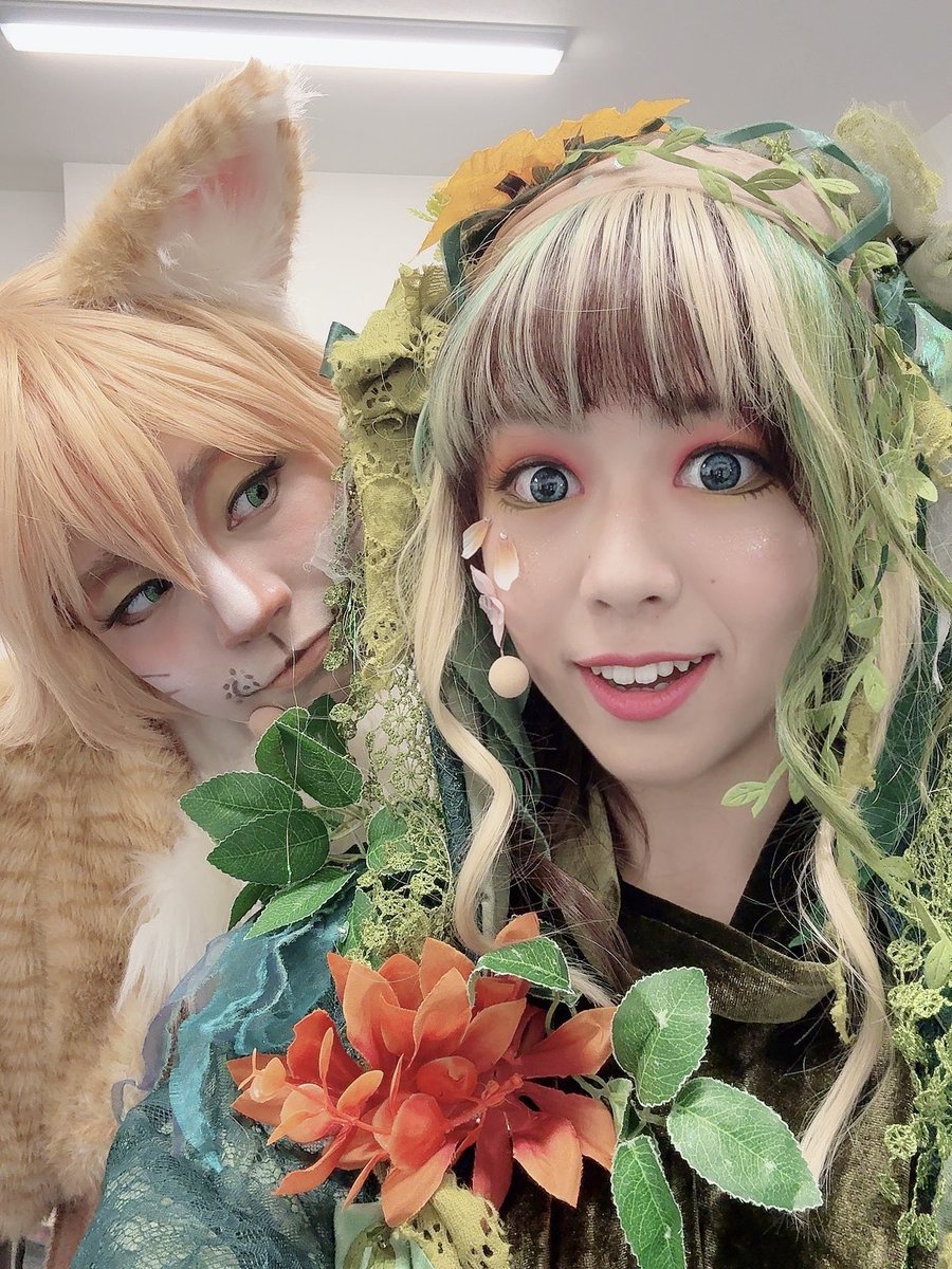 096k_Sugai's tweet photo. 本日もボノロン公演ありがとうございました！

明日の15:00公演で残り10公演！！

最後まで駆け抜けます✨

写真はじいちゃん👴と精霊さん🧚 https://t.co/3lpNyVUsE5