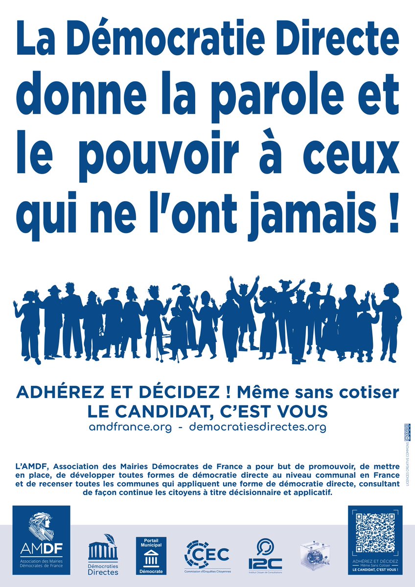 AMDF Association des Mairies Démocrates de France (@amdf2026) on Twitter photo 8° campagne d’affiches… Adhérez et agissez !
helloasso.com/associations/a…
<a href="/AMDF2026/">AMDF Association des Mairies Démocrates de France</a> <a href="/DDirectes/">Démocraties Directes, initiative citoyenne</a> <a href="/ame_ism/">Amélie Ismaïli</a> <a href="/Etienne_Chouard/">Étienne Chouard</a> <a href="/AlexLanglois_/">Alexandre Langlois</a> <a href="/LeoGirod/">Léo Girod</a> <a href="/PAMartin111/">Paul-Antoine Martin ✍🏻📖 🚜</a> <a href="/PhilippePonge/">Philippe PONGE</a> <a href="/DidierMaisto/">Didier Maïsto</a> <a href="/StephBernardCSA/">Stéphane Bernard</a> <a href="/Kalyneocore/">Débilocratie</a> <a href="/democratedirect/">Démocratie Directe</a> <a href="/Mixouuu/">JOUADÉ Rémi</a> <a href="/MarcPhilipot/">Marc Philipot</a> <a href="/RRalquier/">Renaud Alquier</a> <a href="/SOSMAIRES/">SOS MAIRES</a> 8° campagne d’affiches… Adhérez et agissez !
helloasso.com/associations/a…
<a href="/AMDF2026/">AMDF Association des Mairies Démocrates de France</a> <a href="/DDirectes/">Démocraties Directes, initiative citoyenne</a> <a href="/ame_ism/">Amélie Ismaïli</a> <a href="/Etienne_Chouard/">Étienne Chouard</a> <a href="/AlexLanglois_/">Alexandre Langlois</a> <a href="/LeoGirod/">Léo Girod</a> <a href="/PAMartin111/">Paul-Antoine Martin ✍🏻📖 🚜</a> <a href="/PhilippePonge/">Philippe PONGE</a> <a href="/DidierMaisto/">Didier Maïsto</a> <a href="/StephBernardCSA/">Stéphane Bernard</a> <a href="/Kalyneocore/">Débilocratie</a> <a href="/democratedirect/">Démocratie Directe</a> <a href="/Mixouuu/">JOUADÉ Rémi</a> <a href="/MarcPhilipot/">Marc Philipot</a> <a href="/RRalquier/">Renaud Alquier</a> <a href="/SOSMAIRES/">SOS MAIRES</a>