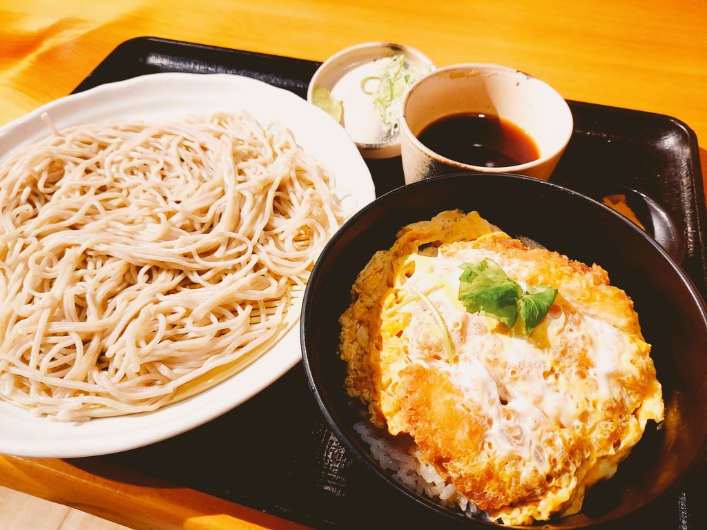 蕎麦&amp;カツ丼セット👍️