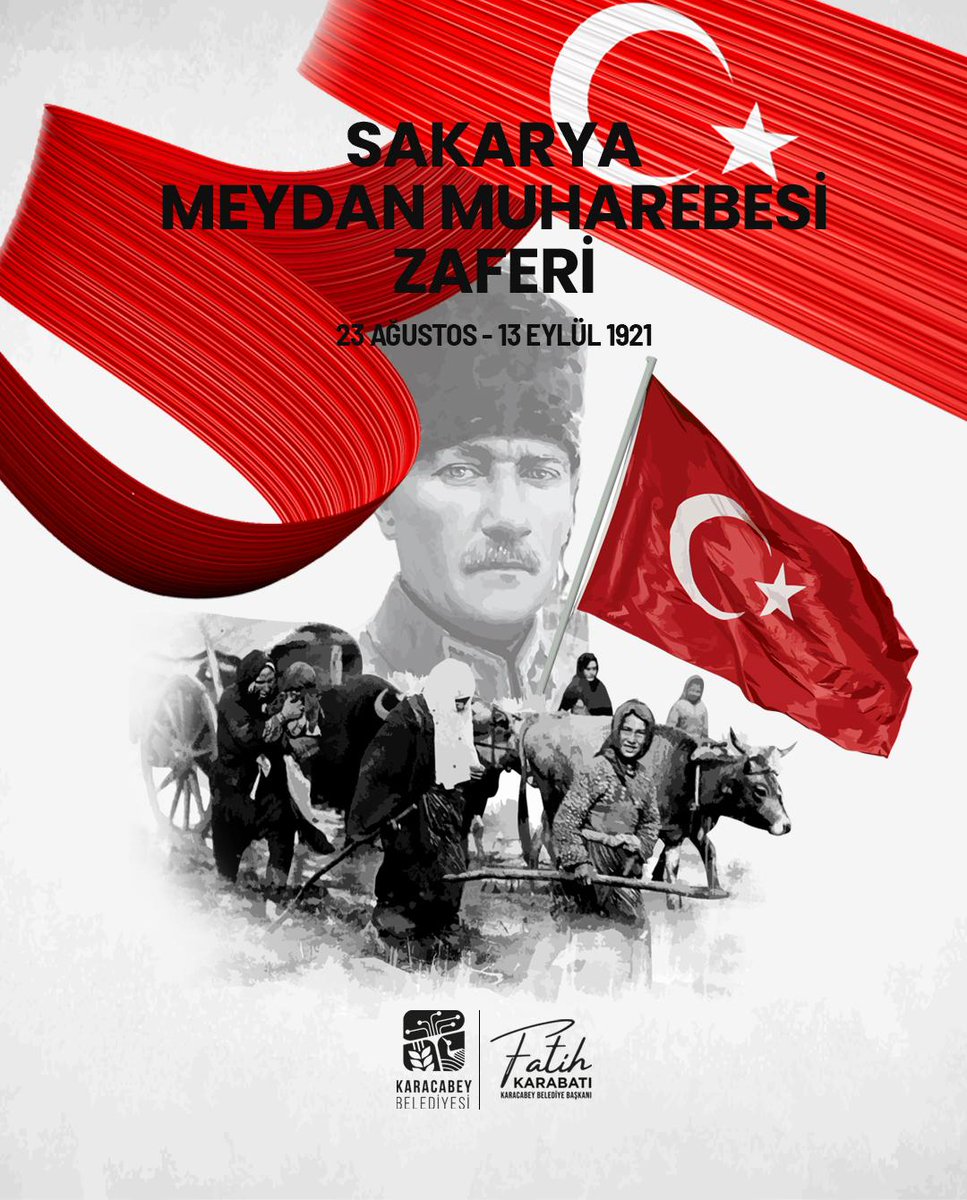 Sakarya Meydan Muharebesi’nin yıldönümünde, kahraman ecdadımızı saygı, minnet ve rahmetle anıyoruz.

#SakaryaMeydanMuharebesi 🇹🇷