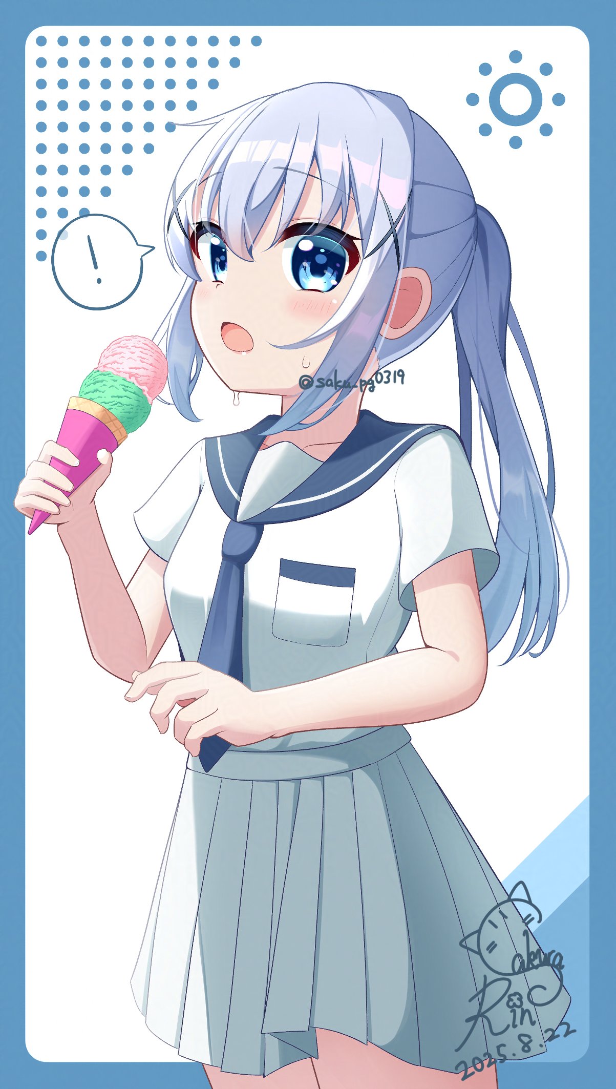 たんちゃん　手描き　イラスト　リクエスト ⭐️お仕事⭐️】 アイドルグループZUTTOMOTTO 高坂りん様の生誕