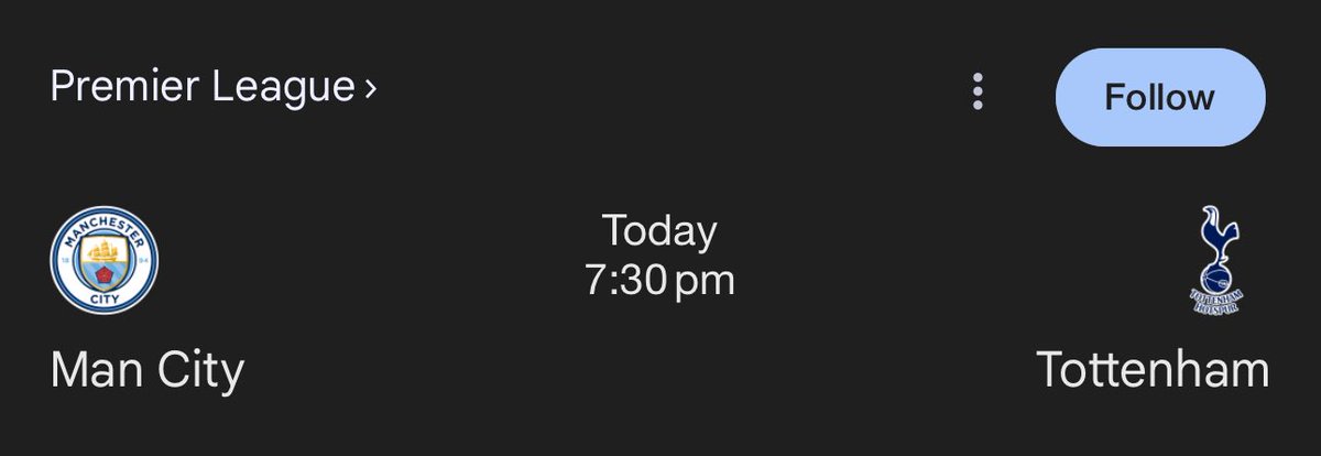 Guess the correct score for Man City vs Tottenham

One lucky winner gets $300 in crypto