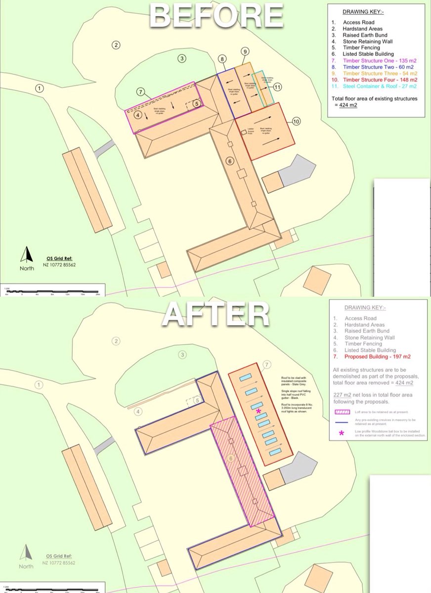 Objection on the basis that the proposal causes neutral harm!

If this isn’t an example of why the English planning system is broken, I don’t know what is!

I’ve shared the before &amp; after for context.
#everyonefollowers #everyoneactive #planningapplication #Conservation