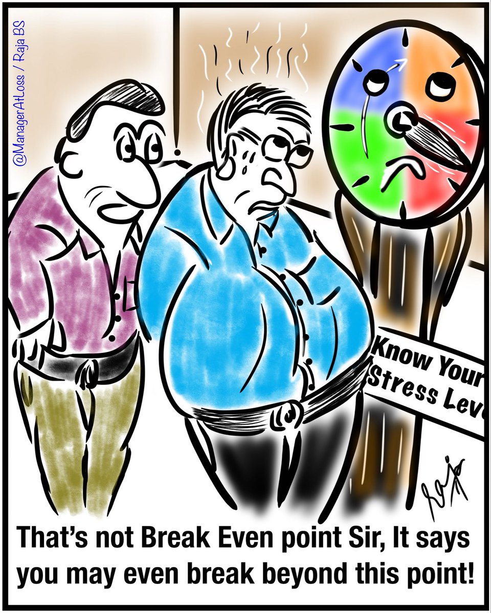 ManagerAtLOSS's tweet image. A week end #cartoon on #professional #Stress - and how if we install a machine kind in every home &amp;amp; office to measure stress?  Stress is one of the most contagious diseases of 21st century perhaps!! #management #manageratloss #cartoons #humour