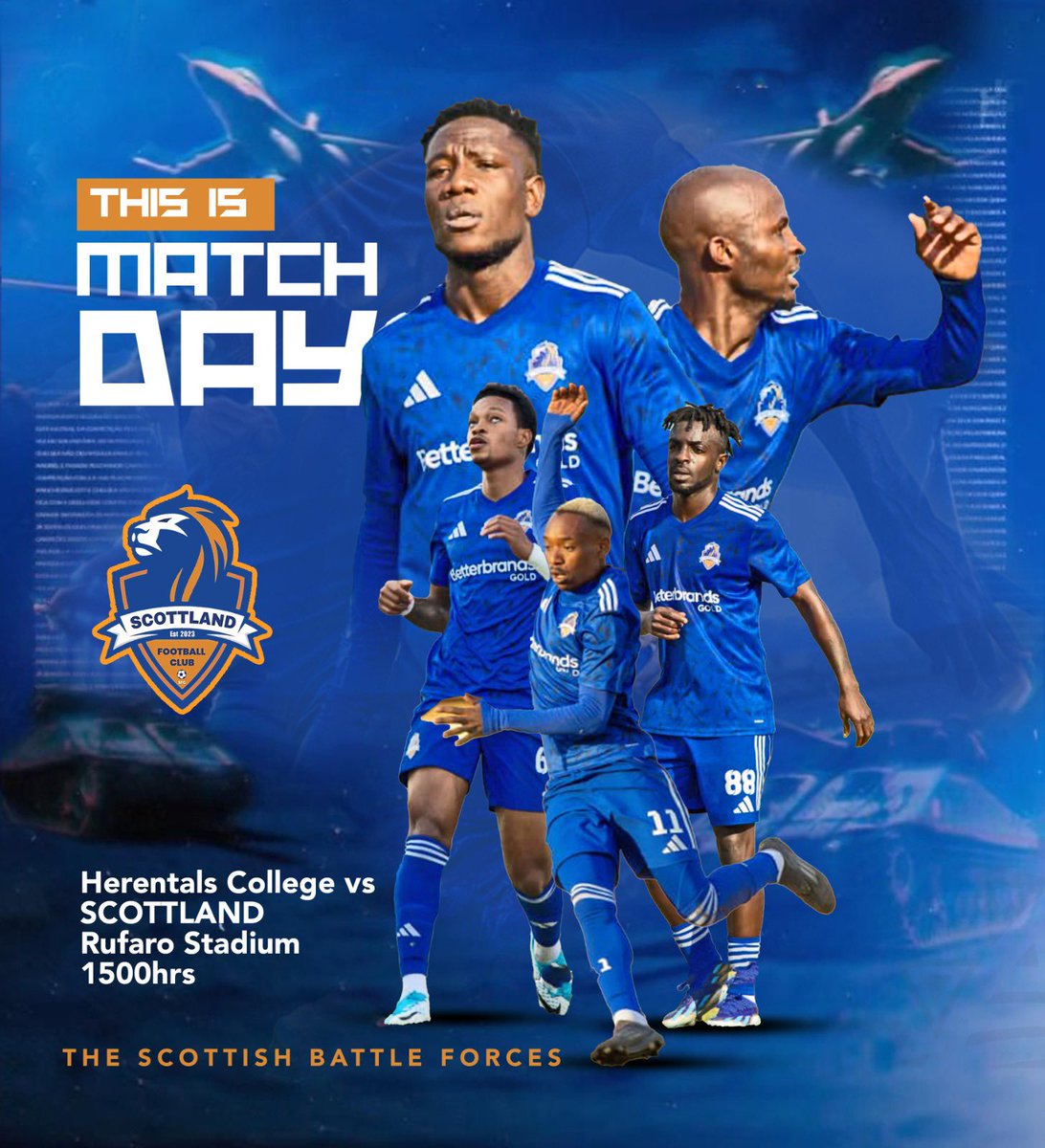 Scottland Football Club (@scottlandfc) on Twitter photo 🚨🚨HARARE DERBY DAY 🔥
We take on neighbours Herentals in a clash of Harare’s best teams in the Castle Lager Premier Soccer League this season.
The <a href="/CastleLagerPSL/">Castle Lager PSL ZW</a> MatchDay 26 clash is at Rufaro Stadium.
Kick Off is 3pm!
#Mabviravira 🚨🚨HARARE DERBY DAY 🔥
We take on neighbours Herentals in a clash of Harare’s best teams in the Castle Lager Premier Soccer League this season.
The <a href="/CastleLagerPSL/">Castle Lager PSL ZW</a> MatchDay 26 clash is at Rufaro Stadium.
Kick Off is 3pm!
#Mabviravira