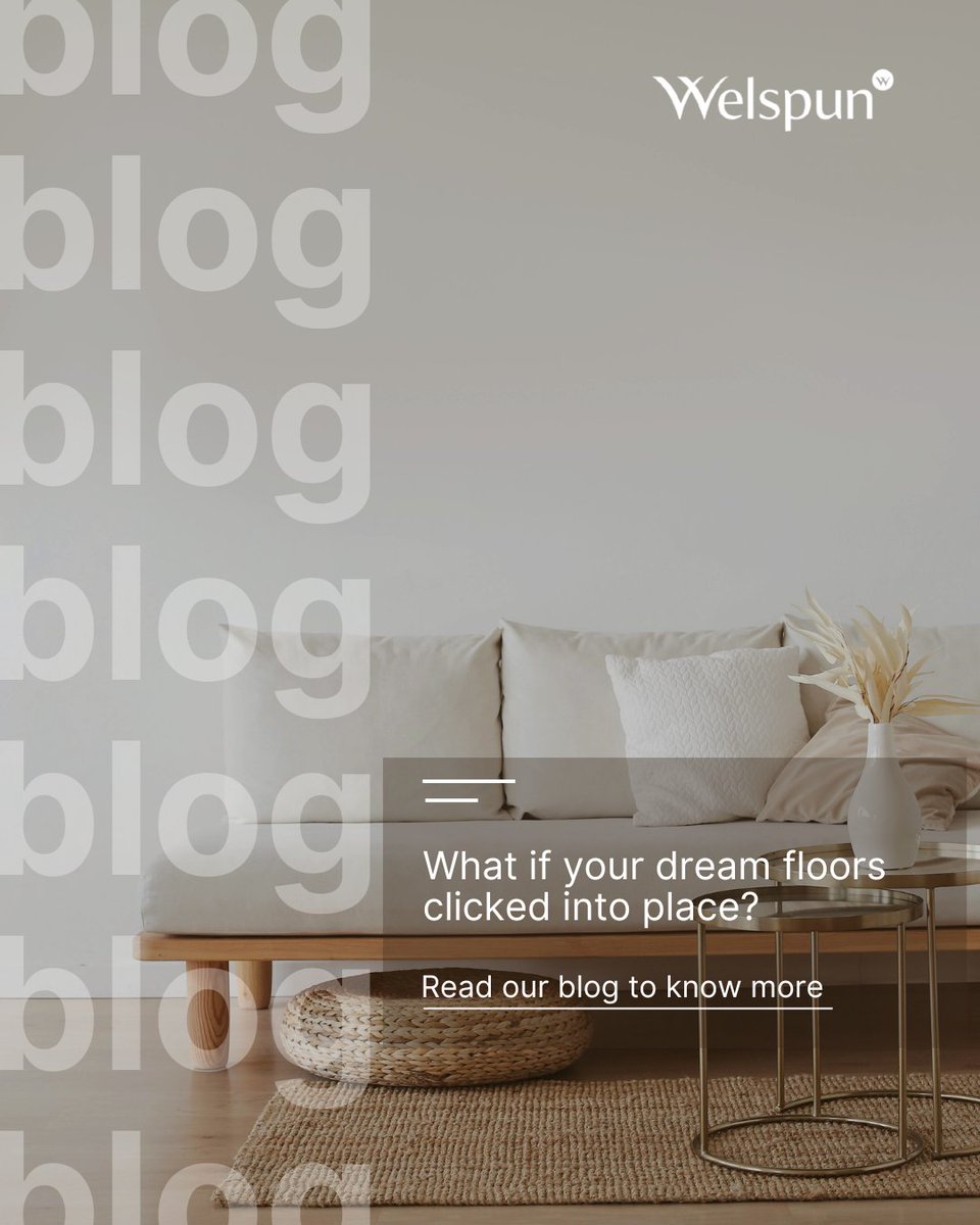 From modern to rustic, find the perfect finish with Welspun Flooring’s Click-N-Lock tiles to elevate your home.

welspunflooring.com/blog/elevating… 

#Blog #Welspun #WelspunWorld