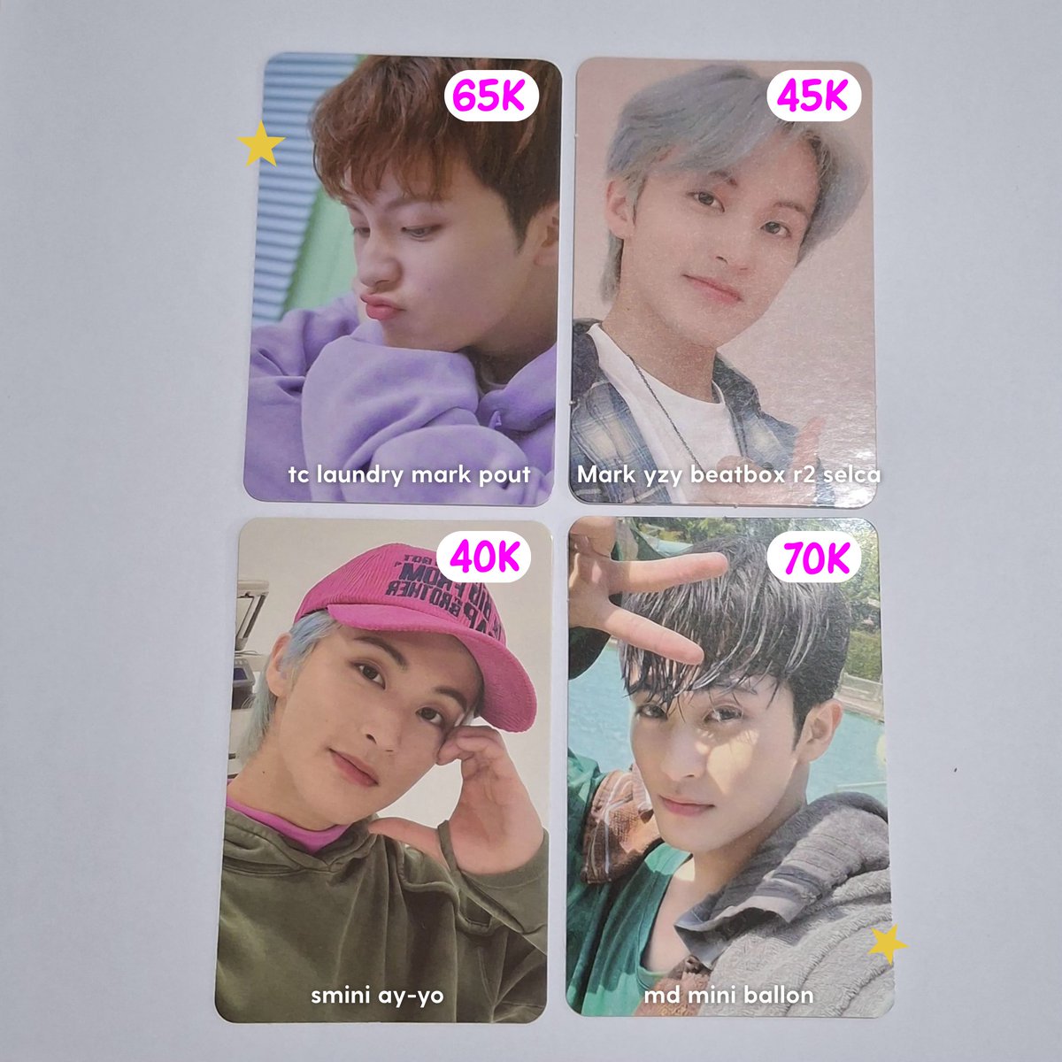 02melts's tweet photo. ꩜ want to sell ∣ wts ∣ lfb — 

★ Photocard Mark YZY beatbox md ballon Kecebur Smini Ayyo Laundry Pout

— price exc pack 🍊
— keep event with dp
— tangsel 

‼️ check alt ‼️

⌗ pc poca ayyo smini kecebur pout mark lee nct 127 dream https://t.co/p4H3ugblfE