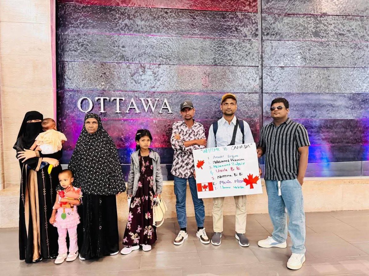 Alhamdulillah! Safely arrived Ottawa, Canada today! Thank you all for your prayers, support, and guidance. May Allah SWT bless you all.