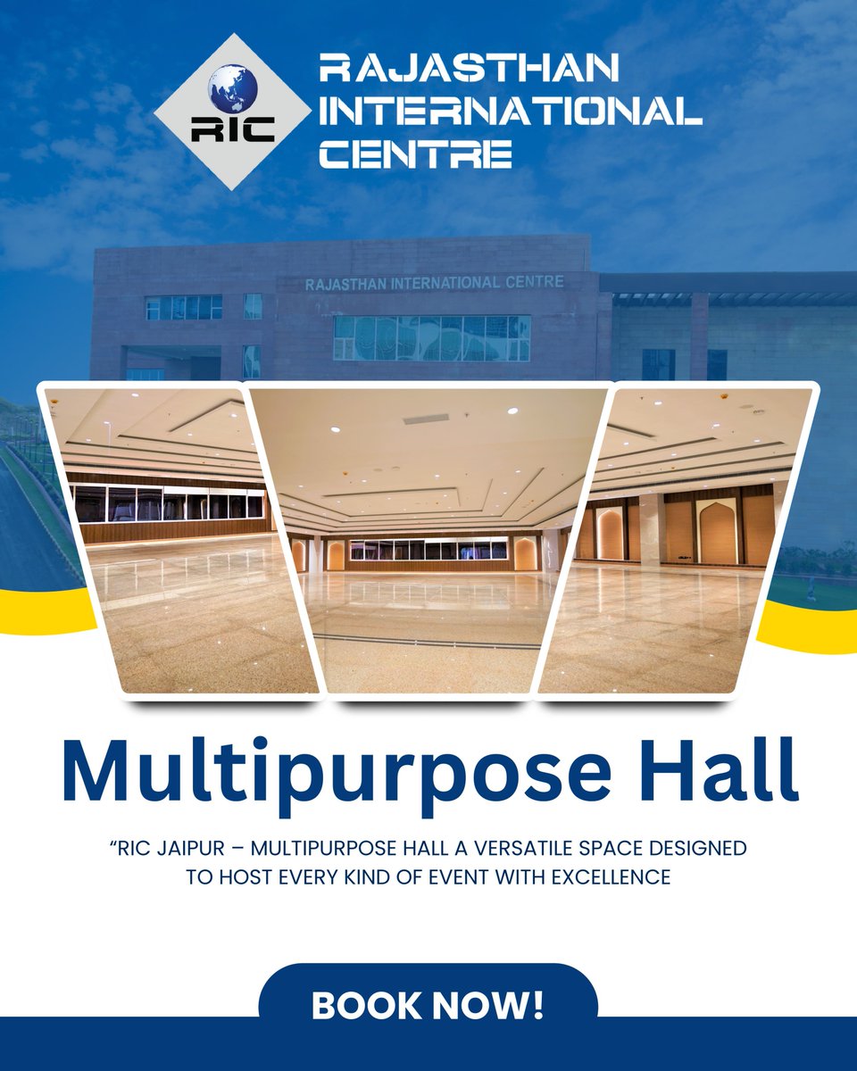 RIC_jaipur's tweet photo. Discover the perfect venue for every occasion at RIC Jaipur.
Where events find elegance and perfection.
Book ours for your upcoming events!

Part-2

#RICJaipur #EventVenues #JaipurEvents #ConferenceHall #ExhibitionHall #AuditoriumLife #rajasthaninternationalcentre #evensinjaipur https://t.co/Ipc69iRxxu