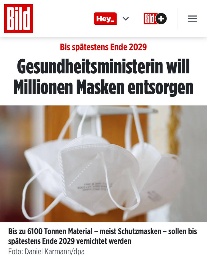 Nicolesmith (@nicoles44180590) on Twitter photo Vetternwirtschaft, Verschwendung von
#Spahn & CDU kosten uns bis heute Milliarden:
1,7 Mrd. Masken aus Spahns Beschaffung liegen nutzlos in Lagern
1,2 Mrd. davon waren von Anfang an Schrottware
Danke <a href="/janoschdahmen/">Janosch Dahmen</a> wir dürfen nicht müde werden, er darf damit nicht durchkommen Vetternwirtschaft, Verschwendung von
#Spahn & CDU kosten uns bis heute Milliarden:
1,7 Mrd. Masken aus Spahns Beschaffung liegen nutzlos in Lagern
1,2 Mrd. davon waren von Anfang an Schrottware
Danke <a href="/janoschdahmen/">Janosch Dahmen</a> wir dürfen nicht müde werden, er darf damit nicht durchkommen