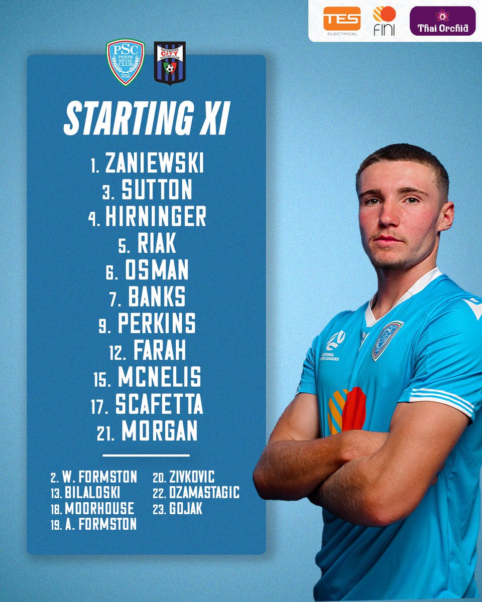 Our team to start against Bayswater!

Kick off at 3:00pm at Frank Drago Reserve

#ForzaAzzurri 💙⚽