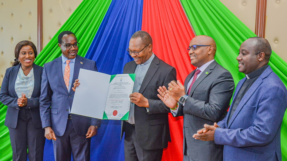 Consolata International University (CIU) è diventata l'81ª Università del Kenya 
La Consolata International University (CIU) ha ricevuto ufficialmente il Documento di Autorizzazione Provvisoria, diventando così l'81ª Università del Kenya.  bit.ly/41jqcv0