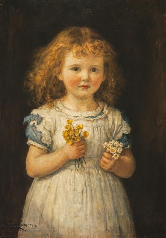 Hugh Cameron🎨 Buttercups and Daisies.