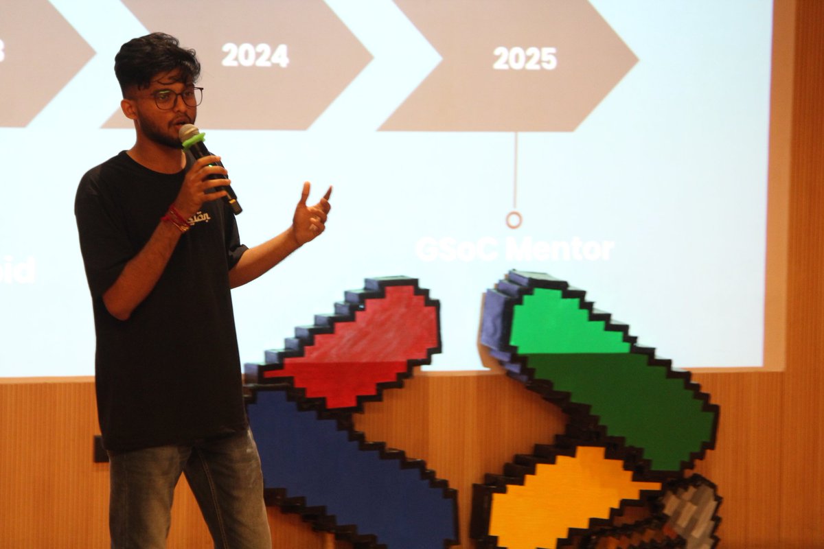 sanjay__sargam's tweet image. Just wrapped up my session on Google Summer of Code (GSoC) 🚀
Shared my journey, learnings & tips for contributing to open source.
#GSoC #OpenSource #GoogleSummerOfCode