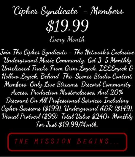 3NIGMABREDMUSIC's tweet photo. The first 50 people to sign up for the cipher syndicate membership on https://t.co/QLatLBMRzL will receive 50% off forever for becoming a founding member.
#musicmarketing #CipherSyndicate #3nigmabredmusic #underground #undergroundmusic #undergroundsound #TikTok #TikTokLIVE https://t.co/gingCA11Ue