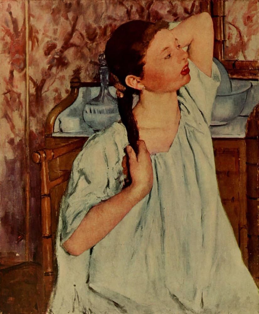 Mary Cassatt🎨 The Morning Toilet.