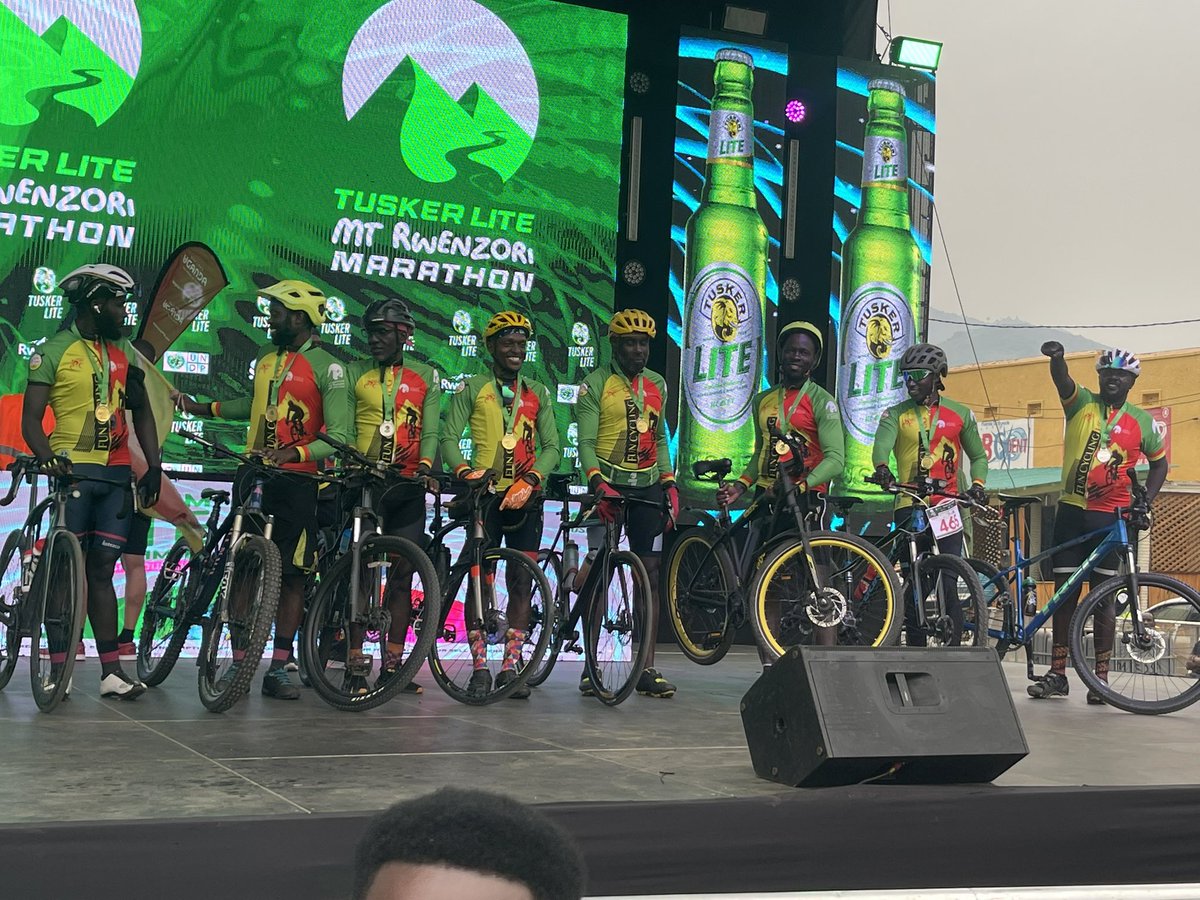 Happening at the #TuskerLiteRwenzoriMarathon in Kasese District 
Representing #Fairventuresworldwide.