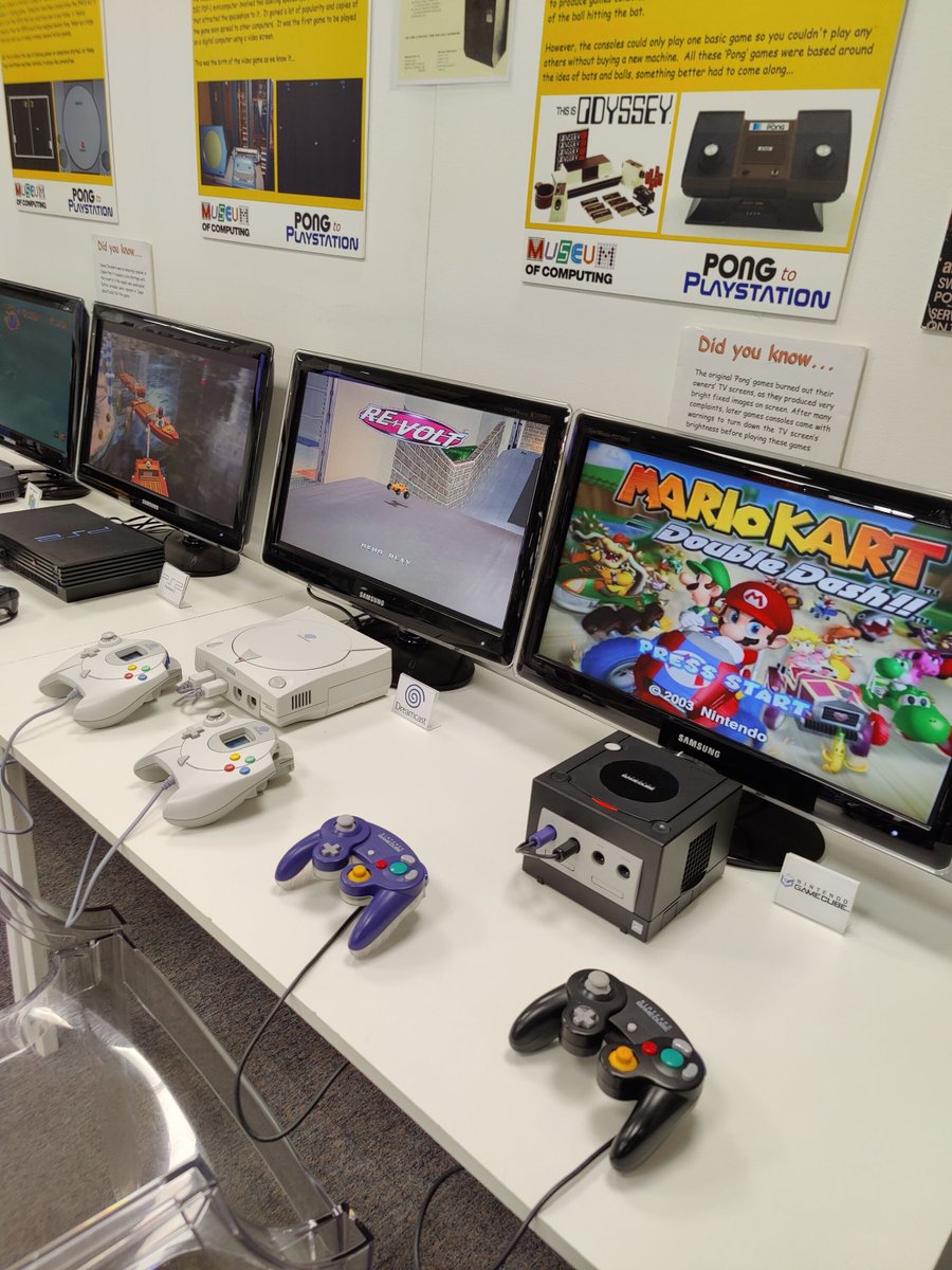 MuseumComputing's tweet image. We are open today and have entertainment for the whole family! Come and enjoy our great range of classic computers 🖥️ and games 🕹️consoles!
Saturday - 9:30am to 5pm
Adult £5 Children £3 Family £12
#Swindon #computer #retrogaming #museum