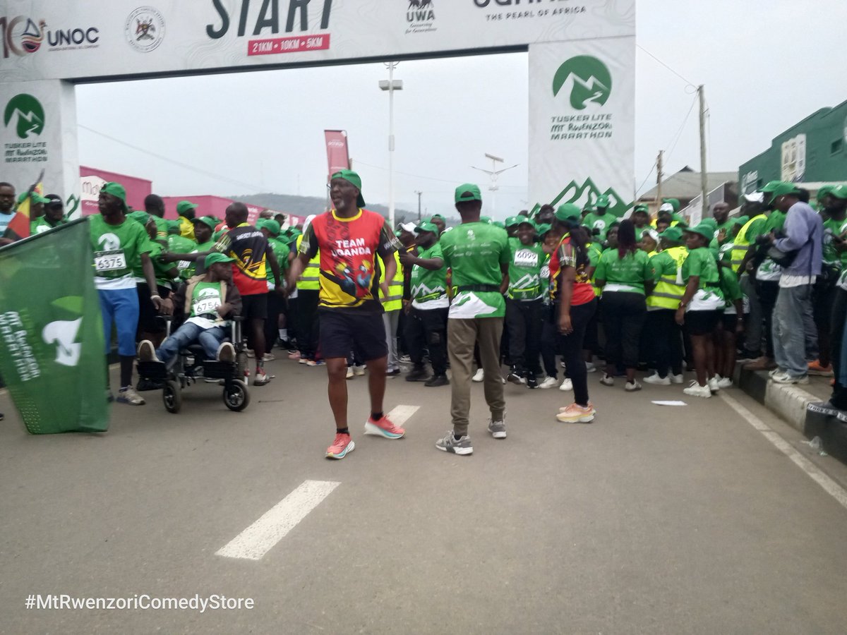 Kasese is the true Tourism City, the rest are just political mwaha-haha!

Thank you Ugandans and everyone from across all countries for turning up for the marathon.

Please enjoy our beautiful weather modified by the majestic mountains of the moon and the Local foods especially